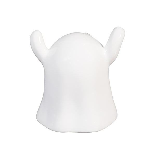 Plow & Hearth Ceramic Happy Ghost Tealight Candle Holder