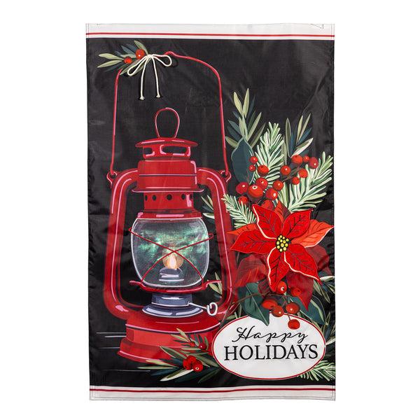 Plow & Hearth Christmas Carriage Lantern Applique House Flag