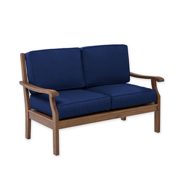 Plow & Hearth Claremont Deep Seating Love Seat With Cushions