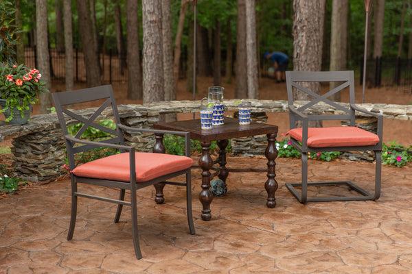 Plow & Hearth Classic Polyester Seat Pad 18"x18' Set Of 2