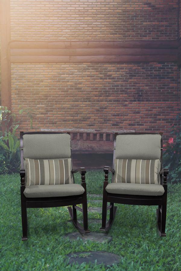 Plow & Hearth Classic Two-Ply High Back/Recliner Polyester Cushion