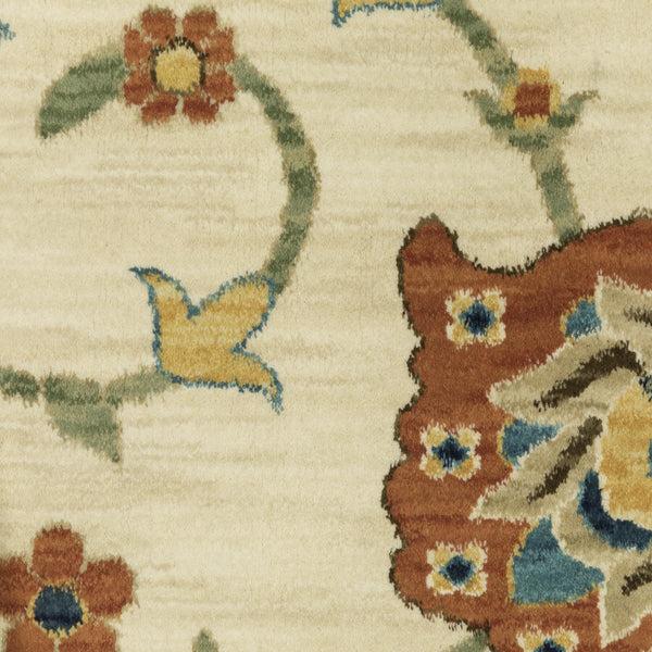 Plow & Hearth Clover Hill Gems Polypropylene Rug 2'3" X 7'6" Runner
