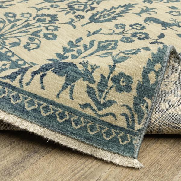Plow & Hearth Clover Hill Porcelain Polypropylene Rug
