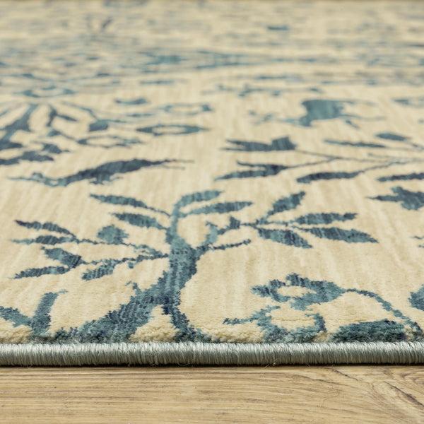 Plow & Hearth Clover Hill Porcelain Polypropylene Rug