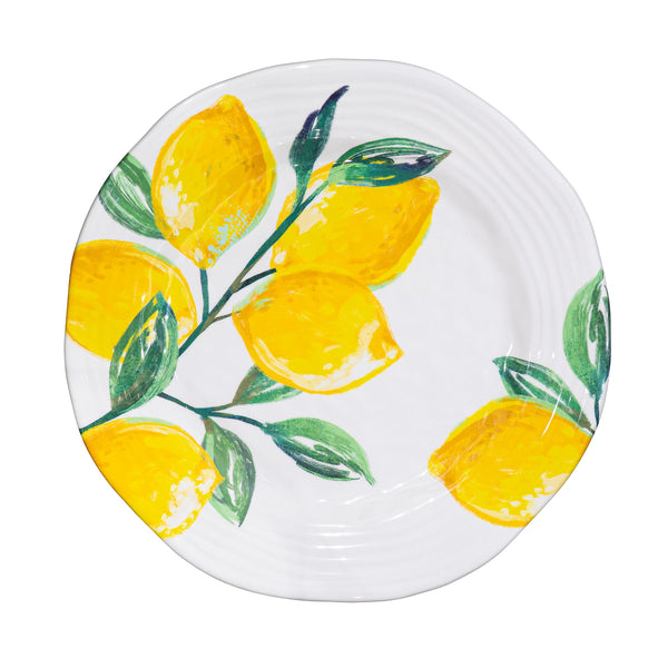 Plow & Hearth Coastal Citrus Melamine Salad Plate 8.5"