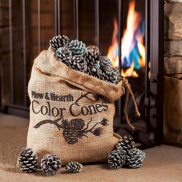 plow & hearth Color-Changing Fireplace Color Cones 2 lb. Bag