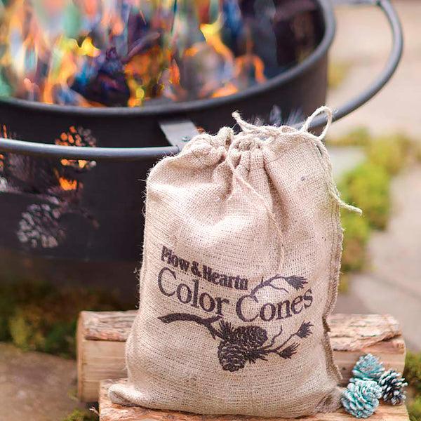 Plow & Hearth Color-Changing Fireplace Color Cones 5 Lb. Bag