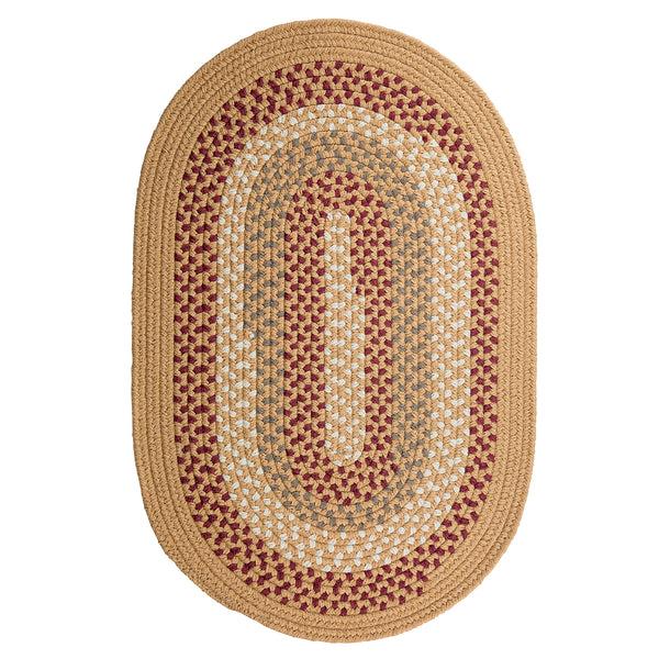 Plow & Hearth Country Classic Braided Polypropylene Rug 8' Dia. Round