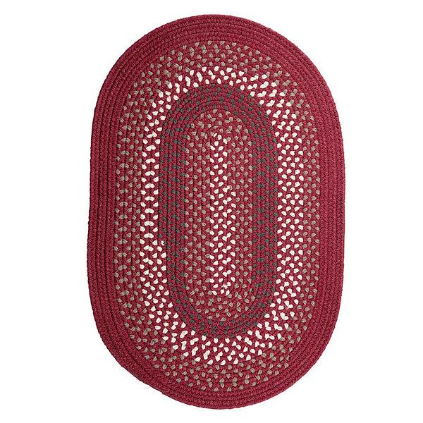 Plow & Hearth Country Classic Braided Polypropylene Rug 8' Dia. Round