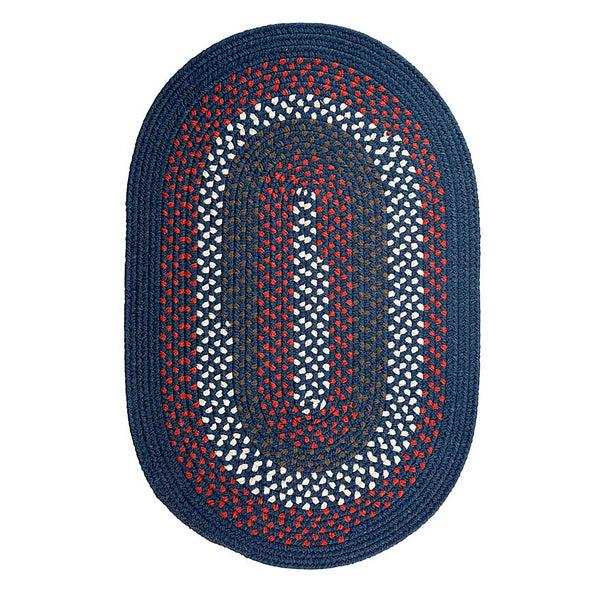 Plow & Hearth Country Classic Braided Polypropylene Rug 8' X 11'