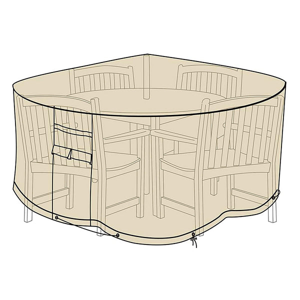 plow & hearth Deluxe Large Round Table and Chairs Cover