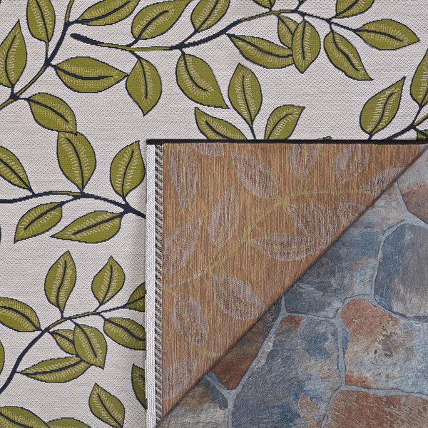 Plow & Hearth Dolce Summer Ivy Indoor/Outdoor Area Rug