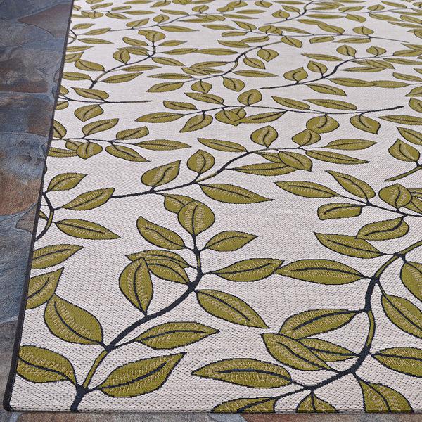 Plow & Hearth Dolce Summer Ivy Indoor/Outdoor Area Rug