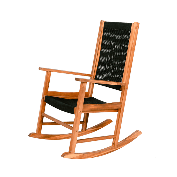 Plow & Hearth East Green Hudson Modern Outdoor Rocking Chair