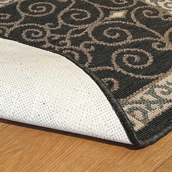 Plow & Hearth Eastly Midnight Polypropylene Rug 23"x36"