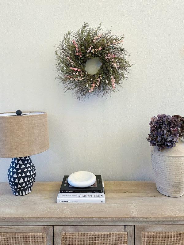 Plow & Hearth Eucalyptus And Sweet Annie Floral Dried Wreath