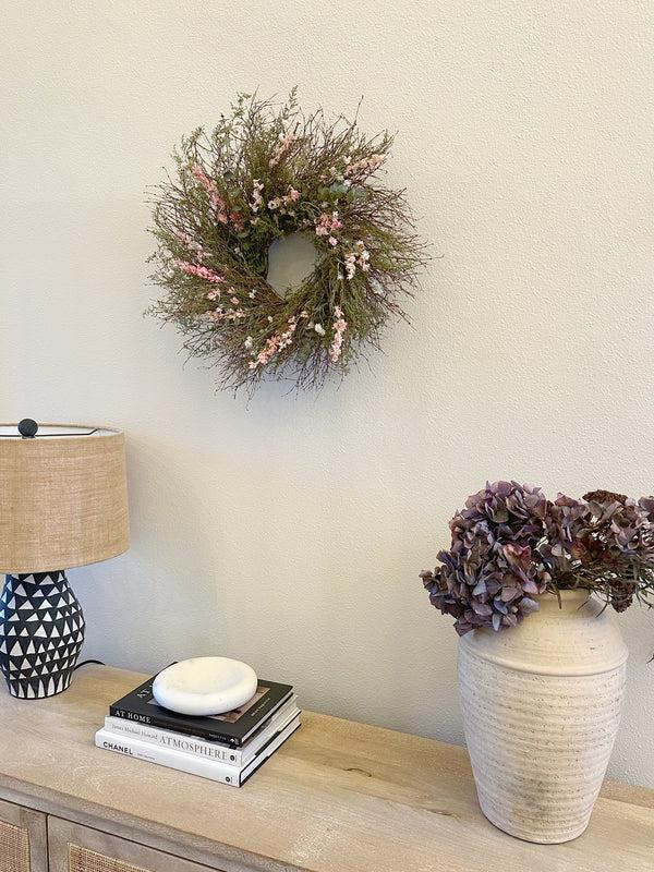 Plow & Hearth Eucalyptus And Sweet Annie Floral Dried Wreath