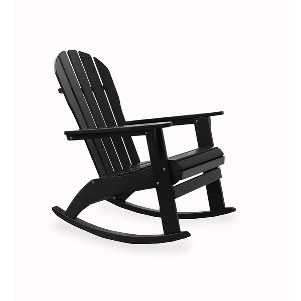plow & hearth Eucalyptus Wood Adirondack Rocking Chair