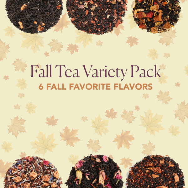 plow & hearth Fall Tea Variety Pack [6-Pack Variety of Flavors]