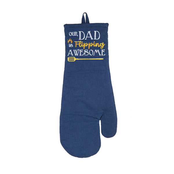 Plow & Hearth Father's Day Grilling Gift Set "Our Dad Is Flipping Awesome"