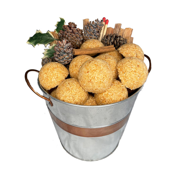 plow & hearth Fire Starter Gift Set in Galvanized Bucket