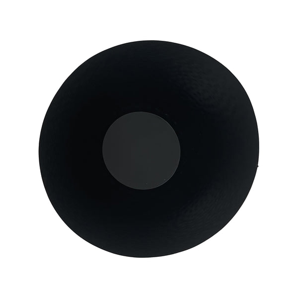 Plow & Hearth Fireplace Log Bucket Round Hammered Design Black Finish