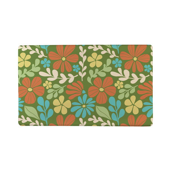 Plow & Hearth Floral Mod Anti-Fatigue Mat Ditsy 30"x18"