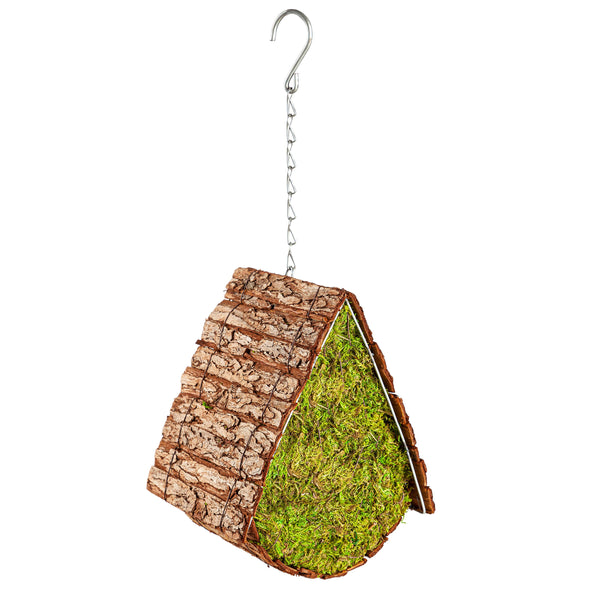 Plow & Hearth Garden Of Wonder Birdhouse Moss A-Frame