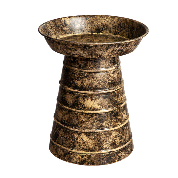 Plow & Hearth Garden Of Wonder Plant Stand Multi-Color Metal Riser Set Of 3