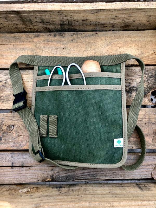 Plow & Hearth Garden Tool Belt - Waxed Canvas For Gardening