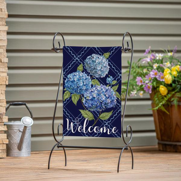 plow & hearth Golded Meadow VivaStyle Burlap Garden Flag