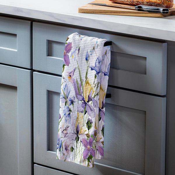 plow & hearth Golden Lilac Quick Dry Kitchen Towel 18" x 30"