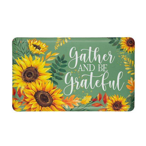Plow & Hearth Grateful Gatherings Anti-Fatigue Mat 30" X 18"