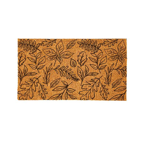 Plow & Hearth Grateful Gatherings Foliage Coir Mat 28"x16"