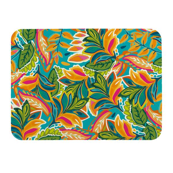 Plow & Hearth Grateful Gatherings Jacobean Pumpkin Drying Mat 20"x15"