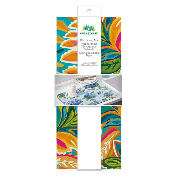 Plow & Hearth Grateful Gatherings Jacobean Pumpkin Drying Mat 20"x15"