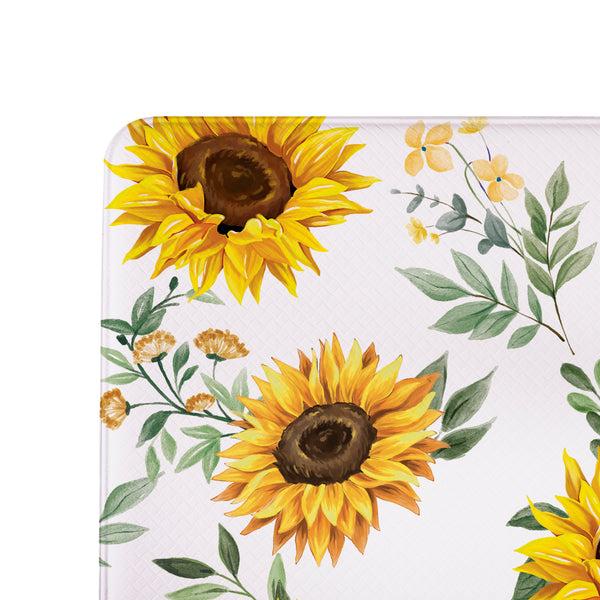 Plow & Hearth Grateful Gatherings Sunflower Anti-Fatigue Mat 40"x20"