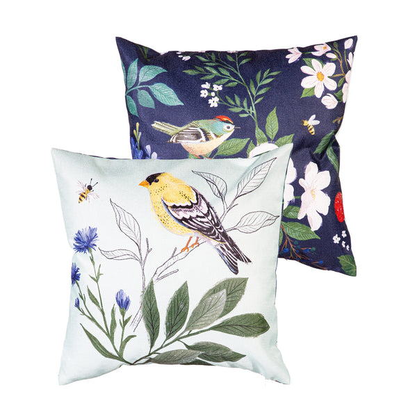 Plow & Hearth Greenhouse Retreat 18" Interchangeable Pillow Cover