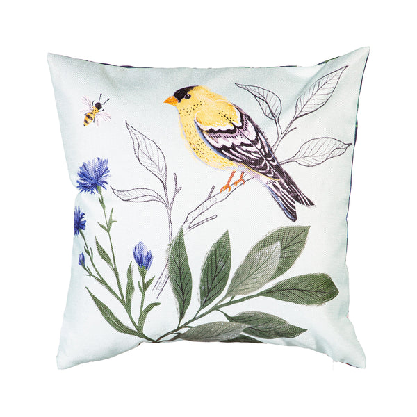 Plow & Hearth Greenhouse Retreat 18" Interchangeable Pillow Cover