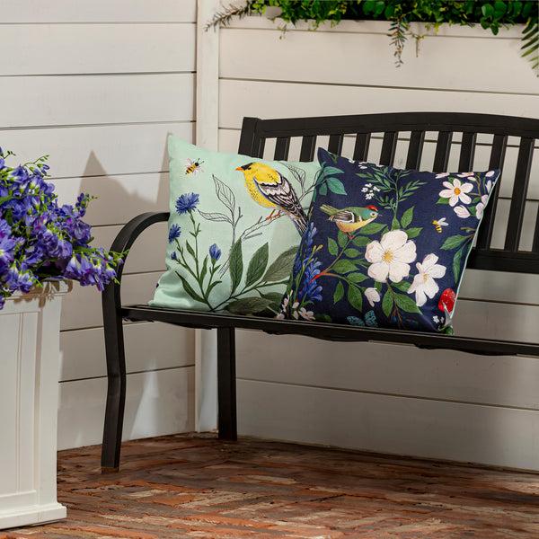 plow & hearth Greenhouse Retreat 18" Interchangeable Pillow Cover