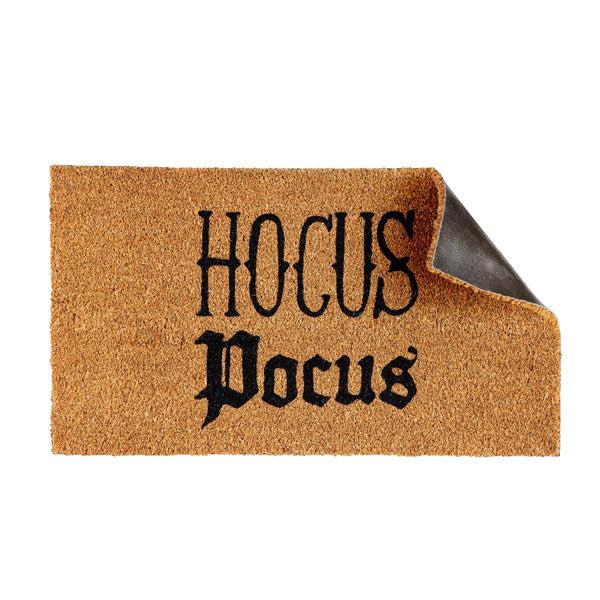 Plow & Hearth Halloween Greeting Coir Mat Hocus Pocus