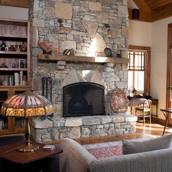 Plow & Hearth Hand-Forged Iron Lodge Fireplace Tool Set