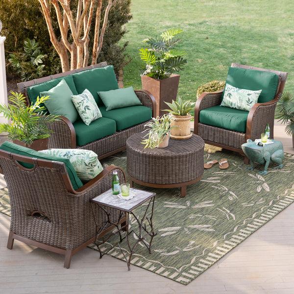 Plow & Hearth Handmade Colorful Painted Frog Metal Side Table