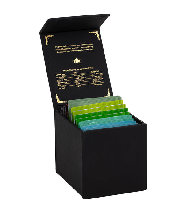 plow & hearth Harney Heritage – Organic Teabag Sampler Black Box