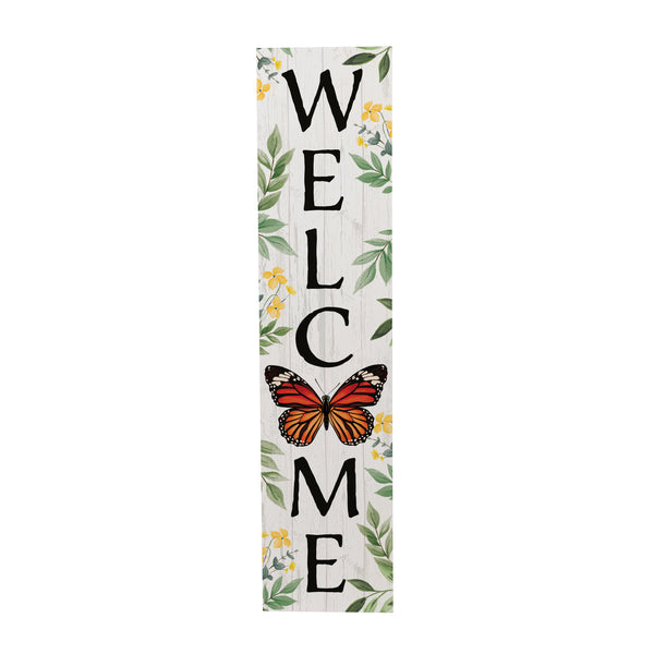 Plow & Hearth Harvest Blossom Butterfly Porch Leaner 46"H