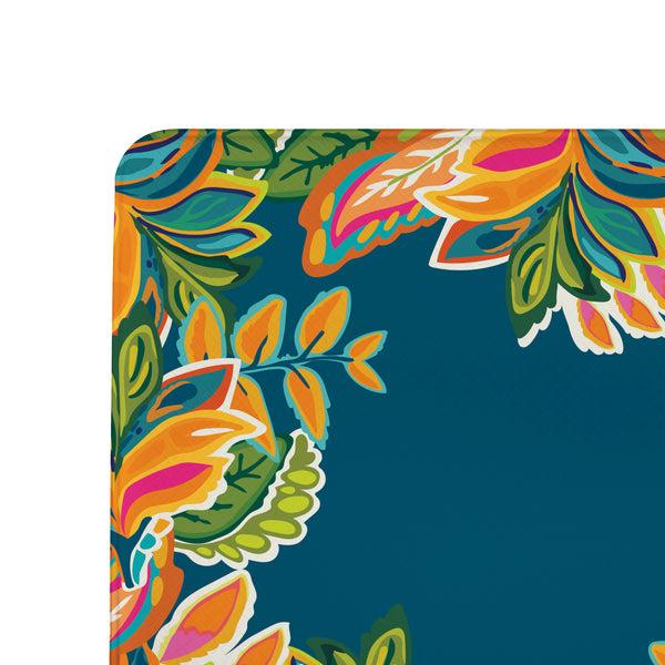 Plow & Hearth Harvest Blossom Jacobean Pumpkin Anti-Fatigue Mat 40"x20”