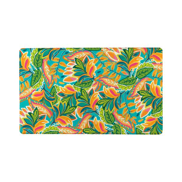 Plow & Hearth Harvest Blossom Jacobean Pumpkin Anti-Fatigue Mat 30"x18”