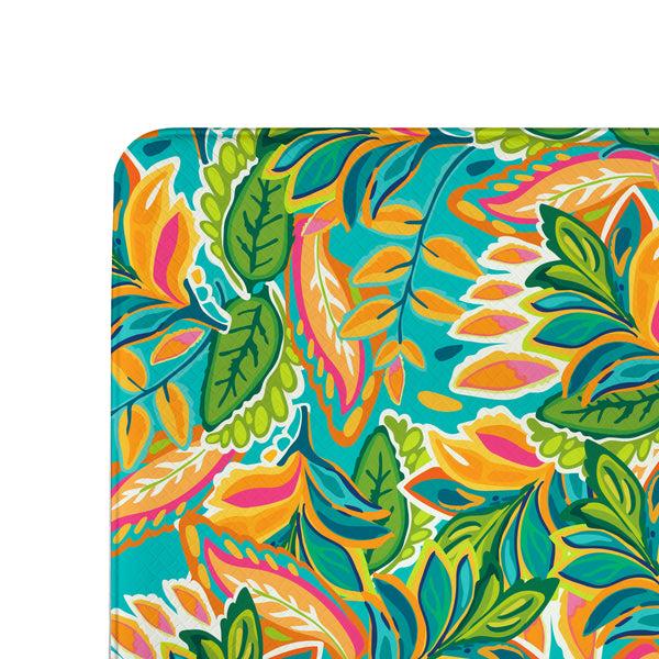 Plow & Hearth Harvest Blossom Jacobean Pumpkin Anti-Fatigue Mat 30"x18”