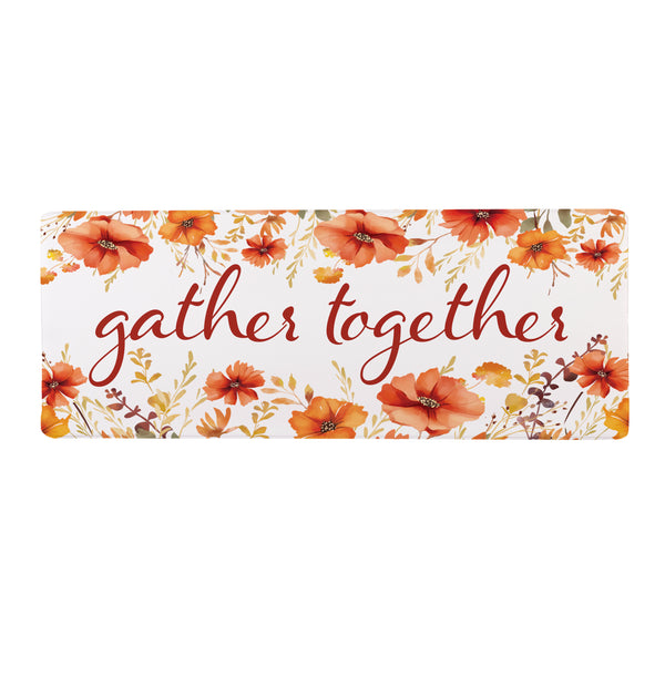 Plow & Hearth Harvest Blossom Wildflowers Anti-Fatigue Mat 40"x20"