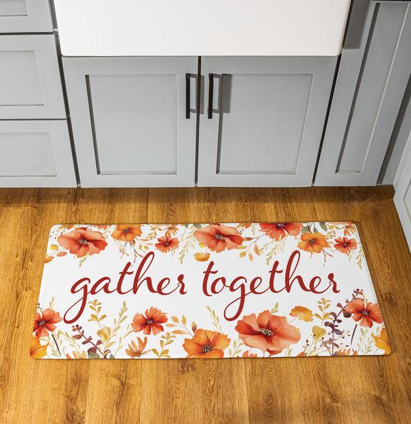 plow & hearth Harvest Blossom Wildflowers Anti-Fatigue Mat 40"x20"